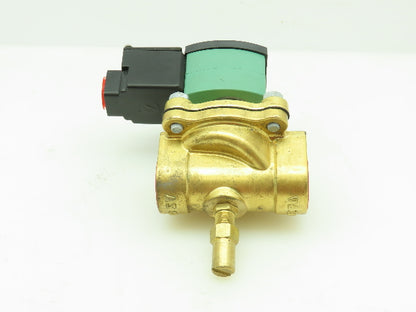 Asco JKH8210G054MO Red Hat Pneumatic Brass Solenoid Valve 1"NPT 150PSI 120V Coil