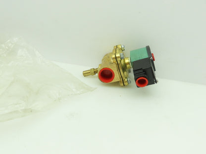 Asco JKH8210G054MO Red Hat Pneumatic Brass Solenoid Valve 1"NPT 150PSI 120V Coil