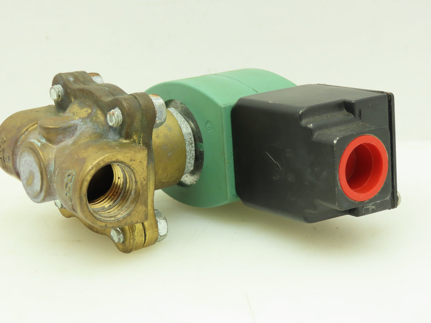 Asco JKH8210G094MO Pneumatic Solenoid Valve 150PSI 1/2"NPT 120V Coil w/Man Oper.