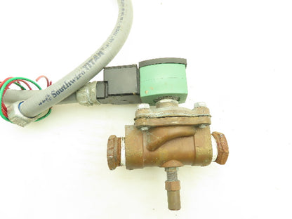 Asco JKH8210G054MO Pneumatic Solenoid Valve 2-Way NC 150PSI 1"NPT 120V Coil