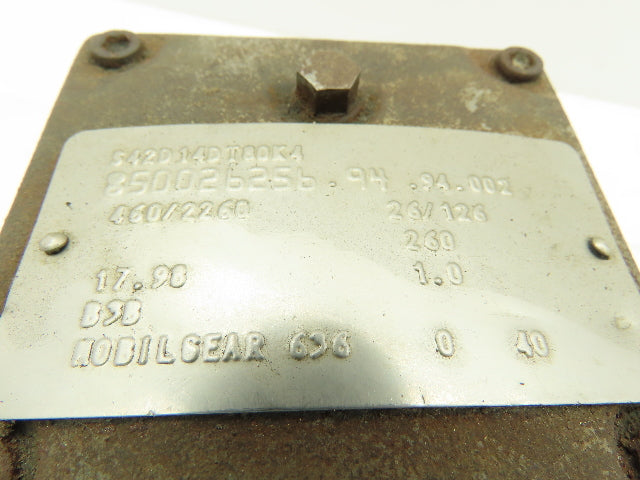 Sew-Eurodrive S42D14DT80K4 Reducer Gearbox 17.98:1 Ratio 5/8"Input 1"Output