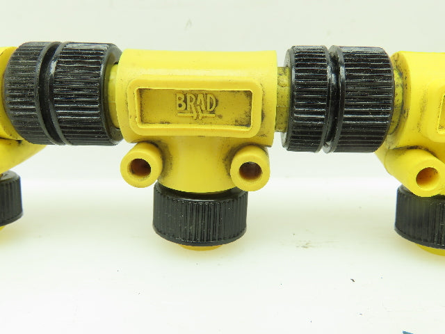 Brad MINDC-4MFF-T MIN Male to Two MIN Female T Connectors LOT of 4