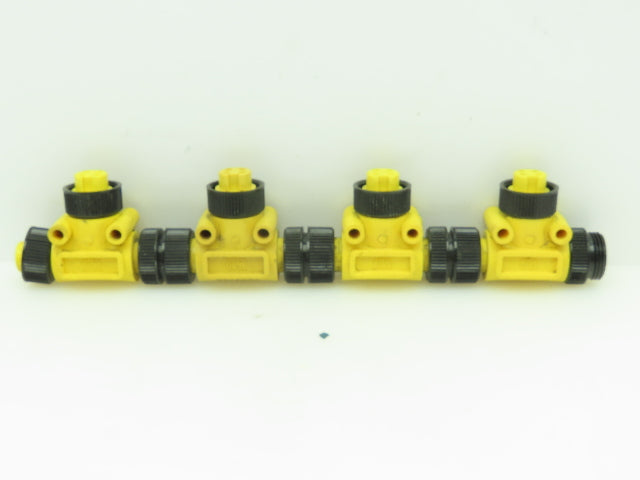 Brad MINDC-4MFF-T MIN Male to Two MIN Female T Connectors LOT of 4