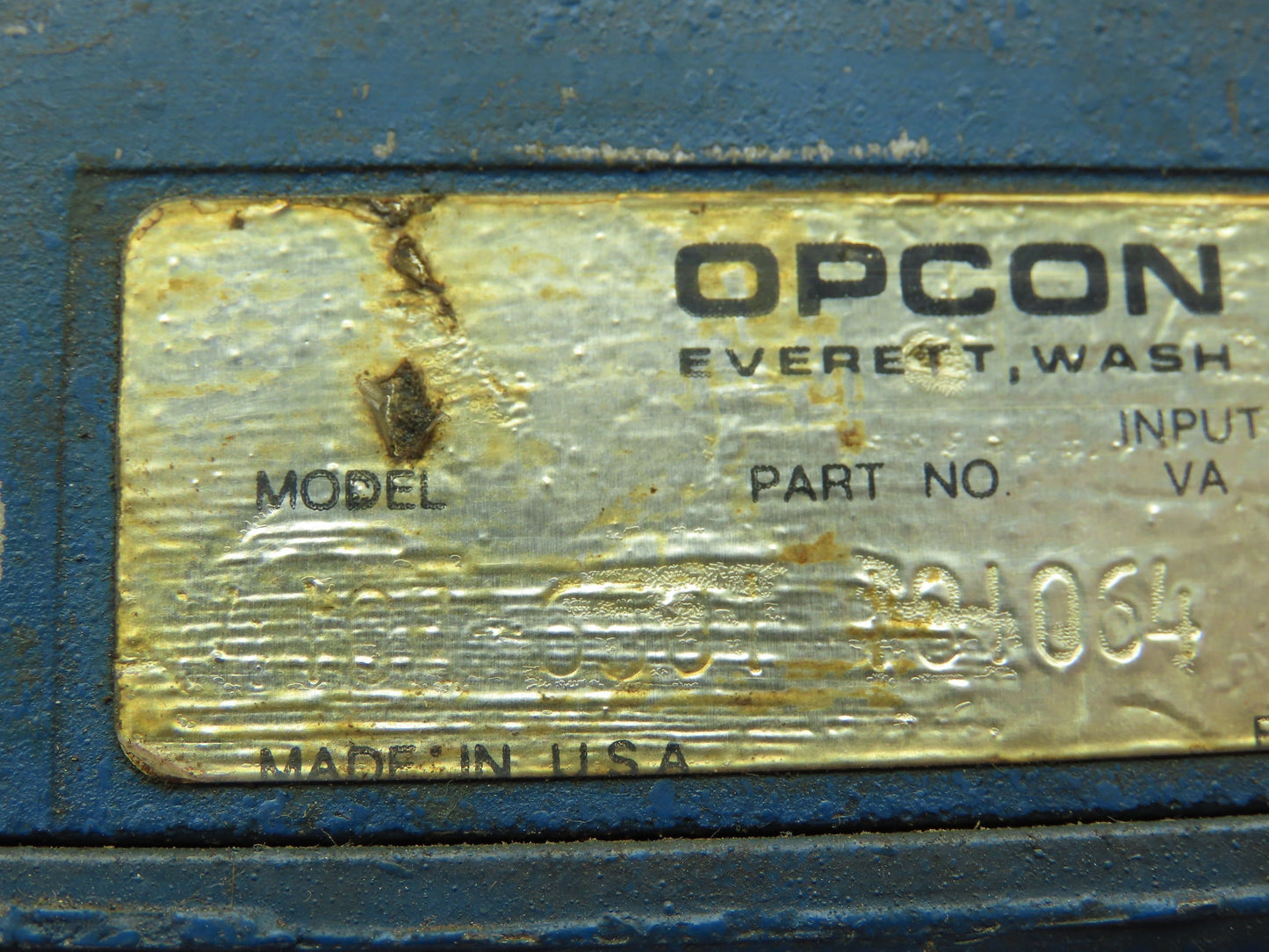 Opcon 101064 Photoelectric Sensor PLC Module 115V