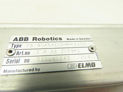 Elmo PS90/6-105-P-3466 ABB Robotics Servo Motor 3HAA2059-1 w/5692 435-R Encoder