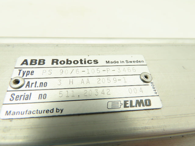 Elmo PS90/6-105-P-3466 ABB Robotics Servo Motor 3HAA2059-1 w/5692 435-R Encoder