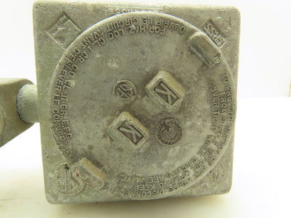 Barksdale B2X-H12-UL Pressure Switch 1800PSI Hazardous Location & 4.5"Wire Box