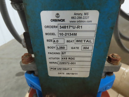 United Conveyor Corp. Bypass Splitter 4" Knife Gate Valve System