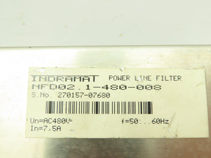 Indramat  NFD02.1-480-008 Rexroth Power Line Filter 3x480VAC 8A