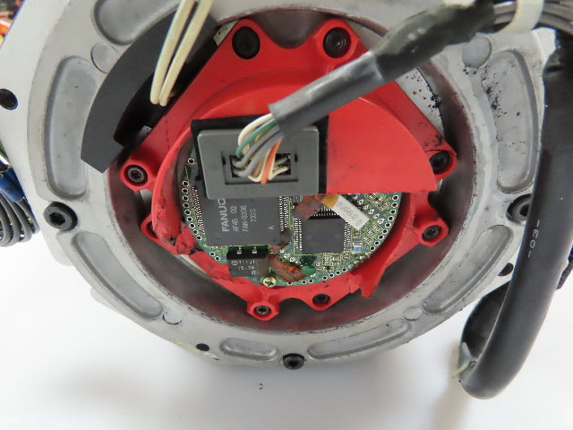 Fanuc A12/2000 A06B-0142-B675#0006 Robot Servo Motor W/A860-0630-T201 Encoder