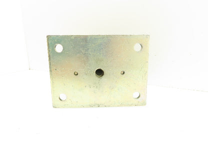 Bassick S-698 Heavy Duty V-Groove 6"x2.75"Steel Caster Wheel 6.75"x5"Fixed Plate