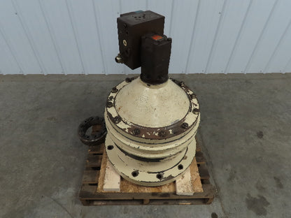 Sumitomo Cyclo UFNJGS 10-55 Vertical Inline Gear Reducer W/Hydraulic Drive Motor