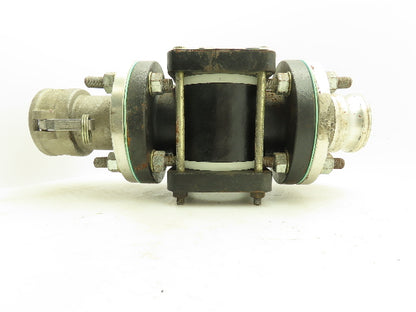 J.C. Ernst 200 Dbl Sight Flow Indicator 285PSI 3" Cam And Groove Quick Coupling