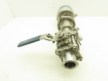Tri-Clover 371-10M-20-1 1/2-316 Tri-Flo Pneumatic Air Throttling Valve 1-1/2"
