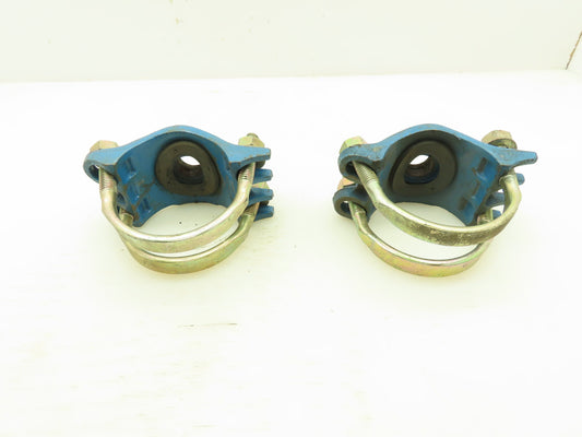 Smith-Blair 3/4IP 2.97-3.54 Double Bale Service Saddle 3" Pipe Clamp 3/4" LOT- 2
