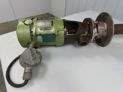 Binks 2 hp Electric Paint Pump Reliance P56G2339T-ZK Hazardous Location Motor