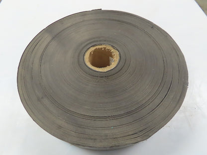 12140 Flexible Magnetic Strip Tape Adhesive Back 12 Mil x  4"x 1300' Roll Black