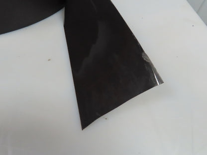 12140 Flexible Magnetic Strip Tape Adhesive Back 12 Mil x  4"x 1300' Roll Black