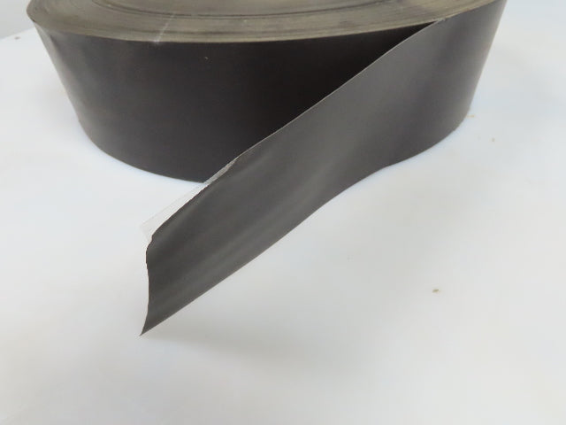 12140 Flexible Magnetic Strip Tape Adhesive Back 12 Mil x  4"x 1300' Roll Black