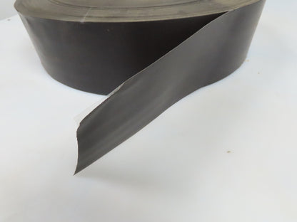 12140 Flexible Magnetic Strip Tape Adhesive Back 12 Mil x  4"x 1300' Roll Black