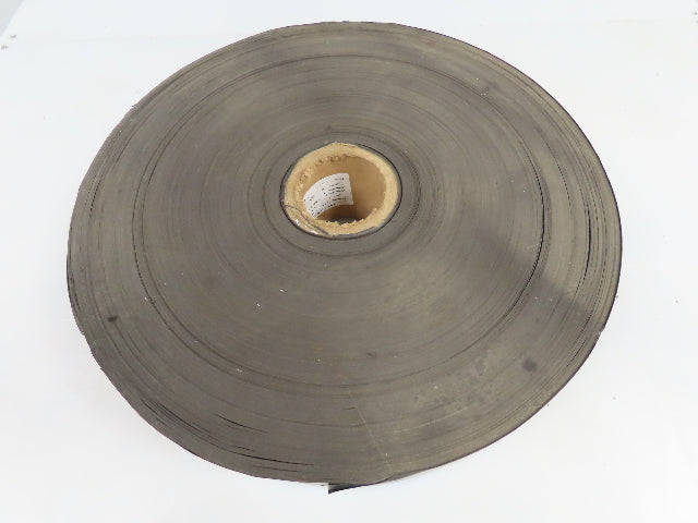 12140 Flexible Magnetic Strip Tape Adhesive Back 12 Mil x  4"x 1300' Roll Black