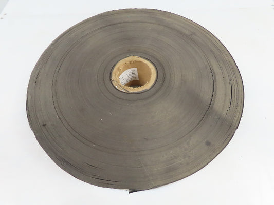 12140 Flexible Magnetic Strip Tape Adhesive Back 12 Mil x  4"x 1300' Roll Black