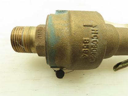 Kunkle 6186FE01-KM 1" NPT Pressure Relief Valve Bronze 100 PSI