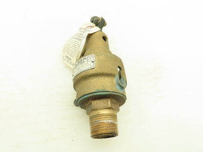 Kunkle 6186FE01-KM 1" NPT Pressure Relief Valve Bronze 100 PSI