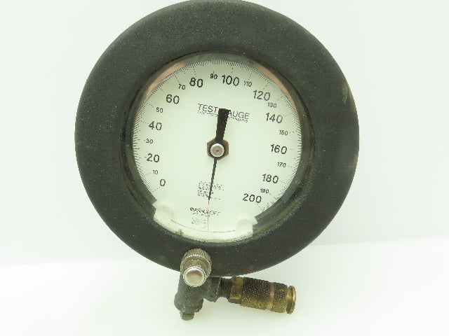 Ashcraft Q-4907 Pneumatic Temperature Compensated Test Gauge 0-200PSI