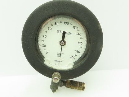 Ashcraft Q-4907 Pneumatic Temperature Compensated Test Gauge 0-200PSI