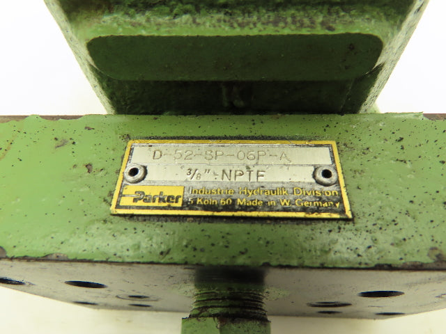 Parker D-52-SP-06P-A Hydraulic Proportional Relief Flow Control Valve R3MM10