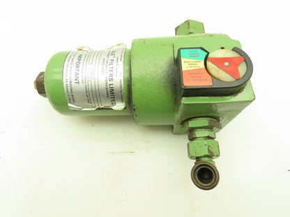 Parker 25-P-10C-ME-85-CC Tell Tale Hydraulic Inline Filter Bowl 1" BSP