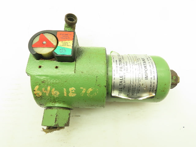 Parker 25-P-10C-ME-85-CC Tell Tale Hydraulic Inline Filter Bowl 1" BSP