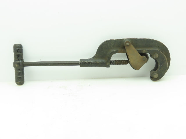 No 3S Heavy Duty Pipe Cutter One Wheel 1"-3" T-Bar Tightener