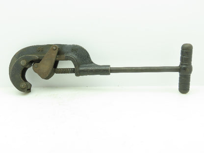 No 3S Heavy Duty Pipe Cutter One Wheel 1"-3" T-Bar Tightener