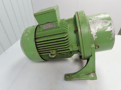 Siemens 1 LA3130-4AA91-Z Electric Motor 460V Y 6.3kW 8.4Hp 1755 RPM  IEC 132S