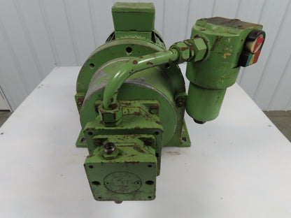 Siemens 1LA3130-4AA91-Z Hydraulic 2-Stage Rotor Pump Motor Unit 460V 6.3kW 8.4Hp