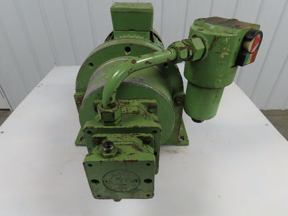 Siemens 1LA3130-4AA91-Z Hydraulic 2-Stage Rotor Pump Motor Unit 460V 6.3kW 8.4Hp