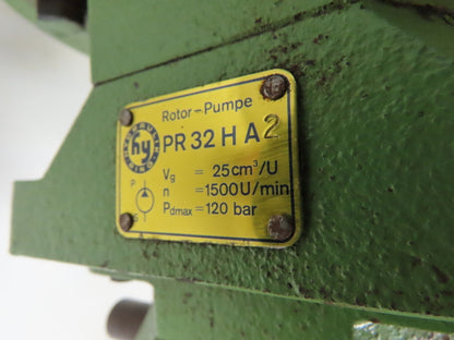 Siemens 1LA3130-4AA91-Z Hydraulic 2-Stage Rotor Pump Motor Unit 460V 6.3kW 8.4Hp