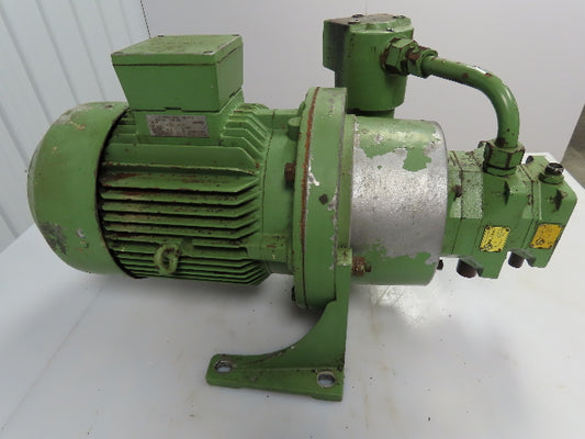 Siemens 1LA3130-4AA91-Z Hydraulic 2-Stage Rotor Pump Motor Unit 460V 6.3kW 8.4Hp