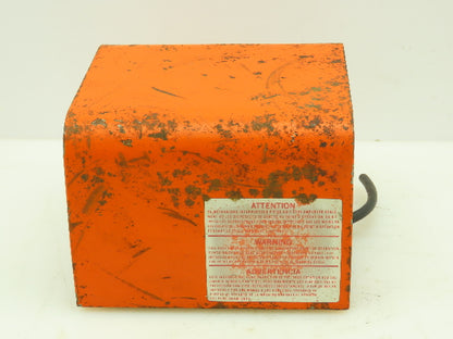 White Brand Heavy Duty Steel Guard Foot Switch w/Elec White Brand Foot Control