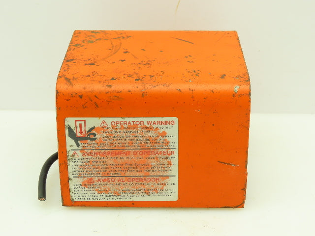 White Brand Heavy Duty Steel Guard Foot Switch w/Elec White Brand Foot Control