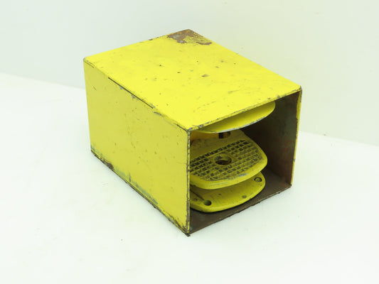 Square D 2502-B10 Elect Foot Control Switch Momentary Action w/Steel Toe Guard