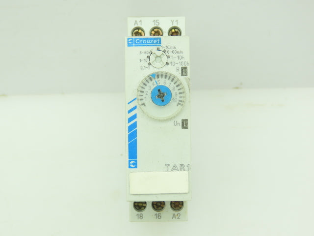 Crouzet 88-865-115 24VDC Timer Module Din Rail Mount 8A 24-240VAC