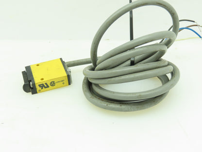 Banner SM312FB Fiber Optic Sensor 10-30V DC Light/Dark Operate NPN/PNP 2m Cable