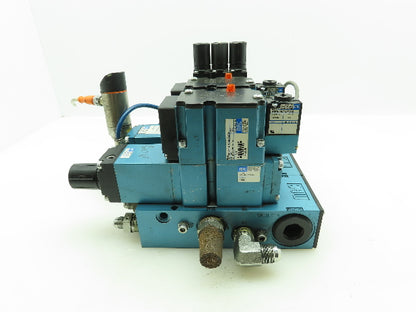 MAC MPP63A-0170 Multi-Pressure Pak Pneumatic Solenoid Air Valve Block 0-150 PSI