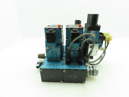 MAC MPP63A-0170 Multi-Pressure Pak Pneumatic Solenoid Air Valve Block 0-150 PSI