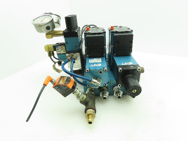 MAC MPP63A-0170 Multi-Pressure Pak Pneumatic Solenoid Air Valve Block 0-150 PSI