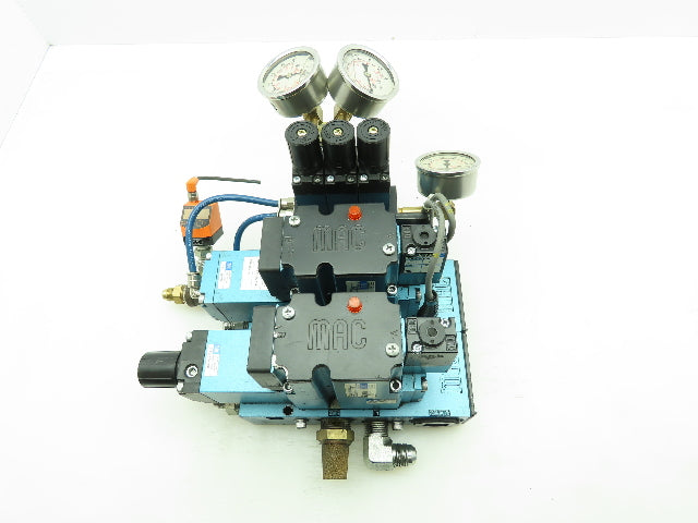 MAC MPP63A-0170 Multi-Pressure Pak Pneumatic Solenoid Air Valve Block 0-150 PSI
