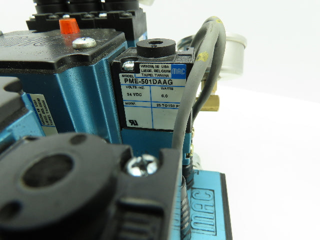 MAC MPP63A-0170 Multi-Pressure Pak Pneumatic Solenoid Air Valve Block 0-150 PSI